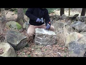 Splitting Granite Stone