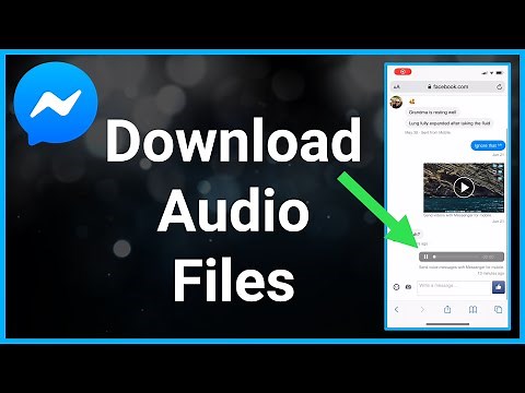 How To Download Audio File From Facebook Messenger