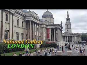 inside National Gallery, LONDON walking tour
