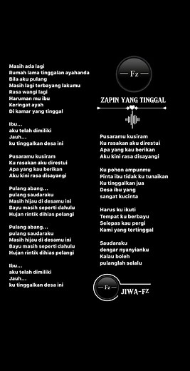 Lagu Tradisional Malaysia: Zapin Yang Tinggal by Ramlah Ram