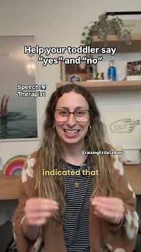 Teach your toddler to say YES and NO with these 4 steps #speechtherapy #parenting