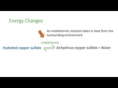 Energy Changes and Reversible Reactions