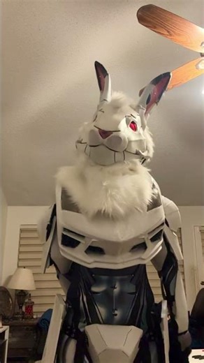 Can’t terminate a bunny bot. #furry #cosplay #OC #hybrid #rabbit #bunny #cybertronian #cosplayer