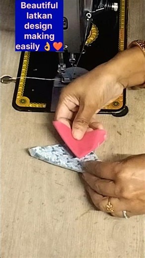 Beautiful latkan design making easily 👌🩷#ytshorts#viralshort#fashion#sewingtutorial