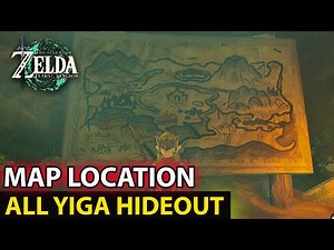 Where You Can Find Map Location All (Yiga Hideout) Guide In Zelda: Tears of the Kingdom
