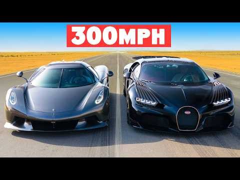 Fastest Koenigsegg v Fastest Bugatti: DRAG RACE