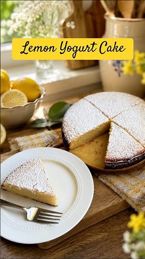 🍋 Lemon Yogurt Cake🍋