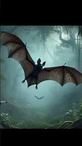 Bats are the only mammals that can truly fly! 🦇 Amazing bat fact #shorts#bat #batfact #animalfacts