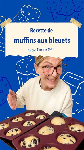 On vous présente une recette de muffins aux bleuets du Tim Hortons (ou presque) facile à faire! 🤩 Économisez gros en les faisant à la maison! Pour connaître la recette et trouver tous nos produits Tupperware, consultez le lien en bio 📲 #tupperware #muffin #recette #cuisinefacile #timhorton | Julie Ouellette