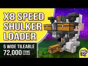 x8 Speed Shulker Loader for Bedrock