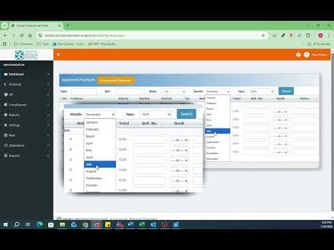 How Company Admin / Practice Manager release the payment of the Dentists / Hygienists?