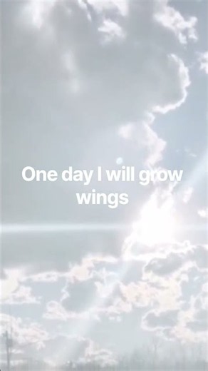 ★. #wings #angel #oneday #sky #melancholy #clouds