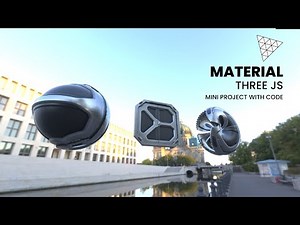 How to create stunning visuals using three js materials || monk jha