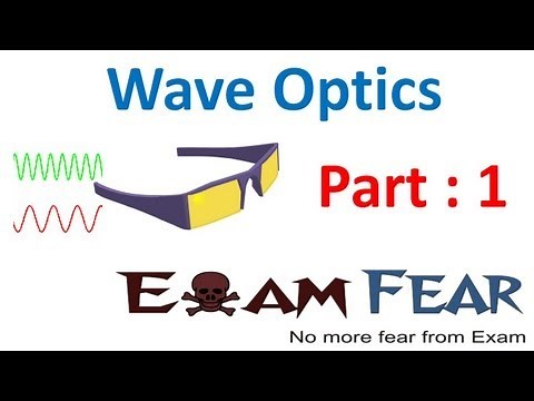 Physics Wave Optics part 1 (Introduction) CBSE class 12