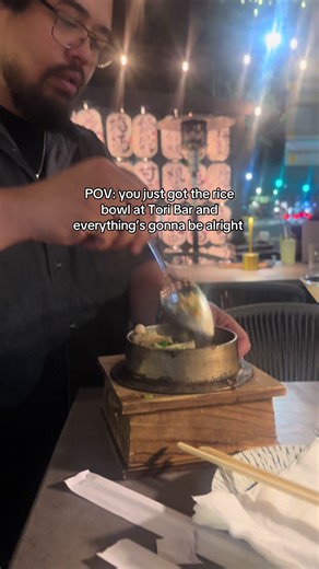 Delicious Asian Rice Bowl at Tori Bar in Tampa