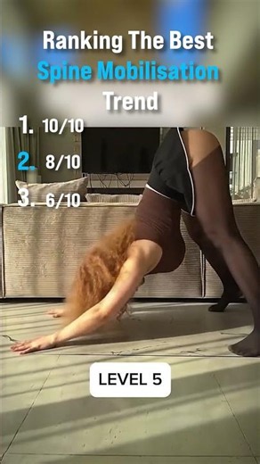 Ranking the best spine mobilisation trend videos