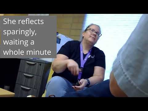 Reflections, paraphrasing, and summary (face-to-face)