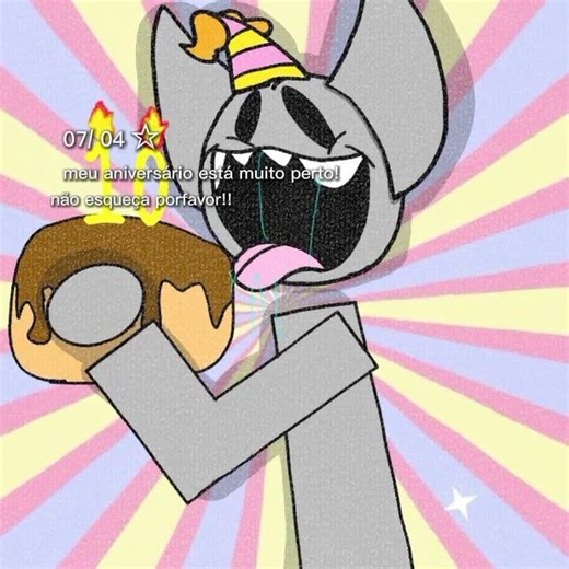 (animação comemorando meu aniversário dia 07 de abril!) #edit #meuaniversario #yayyay