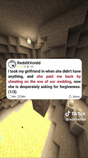 I took my girlfriend in when she didn’t have anything, and she paid me back bu cheating on the eve of our wedding, now she is desperately asking for forgiveness. #aita #relationship #redditstories