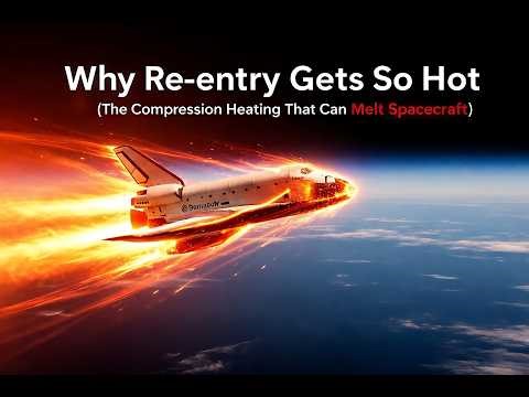 Why Re-entry Gets So Hot | The Compression Heating That Can Melt Spacecraft