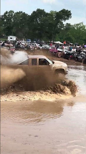 CHEVY Hits the Mud Pit HOT! 💦🔥 #shorts