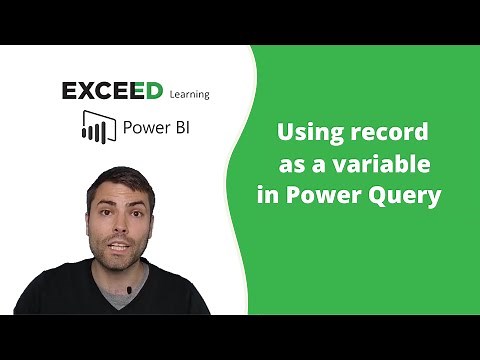 How to use a Record variable inside the Power Query script