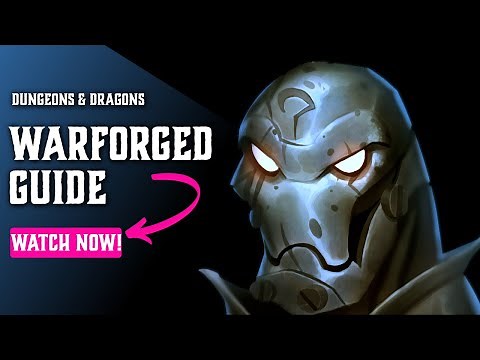 DnD Warforged 5e - Races for Dungeons and Dragons