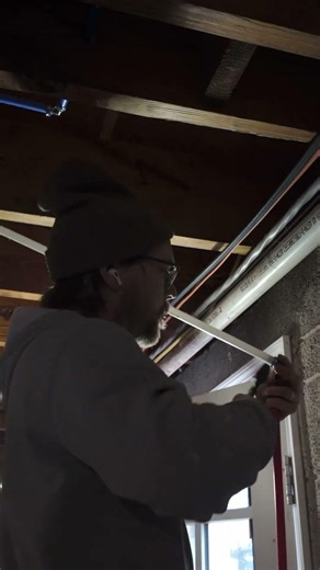 Installing some water lines for a new washing machine location