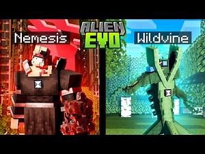 Darkside of Anur & Wildvine! Alien Evo Addon Review! (Minecraft Ben 10)