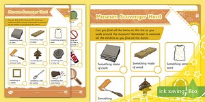 Museum Scavenger Hunt