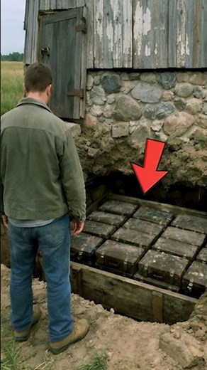 Man Found Suitcases Beneath Grandpa’s Windmill…