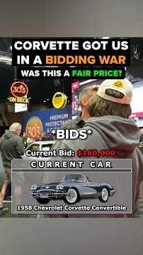 Some cars just have a way of pulling everyone in. #sales #auction #cars #corvette
