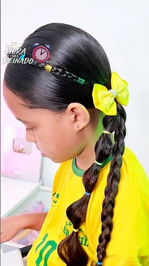 IDEA de Peinado FÁCIL para NIÑAS con ligas