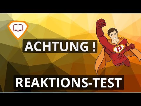 ACHTUNG! REAKTIONS-TEST - Kostenlos ÜBEN | Plakos.de
