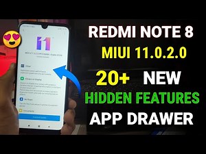 Redmi note 8 Miui 11.0.2.0 new update |20 new features, App drawer, quick reply Redmi note 8 Miui 11