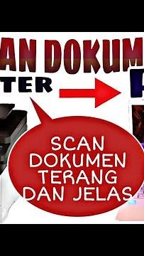 CARA SCAN DOKUMEN MENGGUNAKAN PRINTER KE KOMPUTER/PC