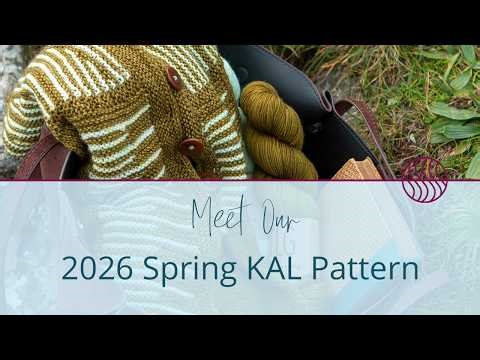 Knit the Row By Row Cardigan | Short Row Colourwork Meets Sweater Knitting! (Spring KAL 2026)
