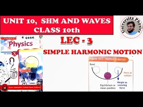 Simple harmonic motion | Unit 10 | Simple harmonic motion and waves