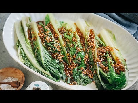 Cantonese Lettuce with Oyster Sauce (蚝油生菜) Recipe