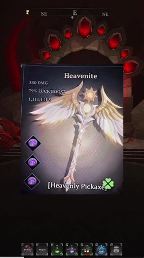 Heavenly Pickaxe in The Forge: Costs and Calculations