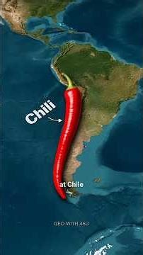 Why Chile Is So Long & So Thin 🇨🇱 🌶 History of the Longest & Narrowest Country🤯