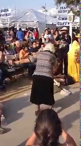 1.2M views · 57K reactions |  Wow! Bravo! When your 90 year old Yiayia can #dance and is the life and “kefi” of the Greek festival. Opa! The Greek spirit never dies. | GREEK GATEWAY | Facebook