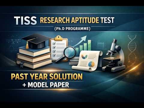 TISS RAT PhD Research Aptitude Test Past Year Solutions + Model Paper Strategy #TISSRAT #TISSPHD