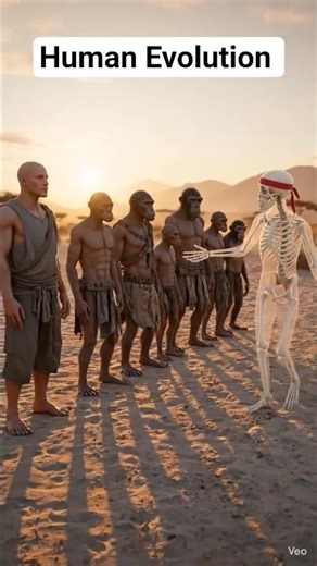 Human Evolution: From Ape to Modern Man - A Complete Guide. #viral #facts #shorts