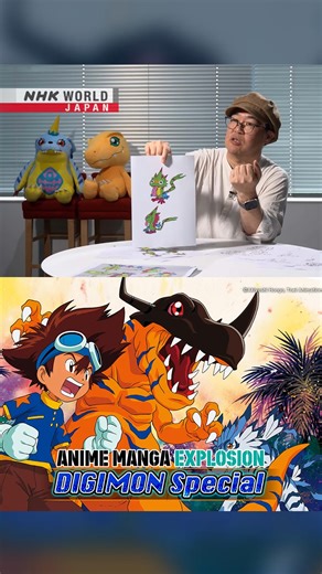 NHK WORLD-JAPAN on Instagram: "Step into the world of DIGIMON.🔥⚡💥💫 From a pixel-art handheld game to a more-than-1.3-billion-USD multimedia phenomenon, DIGIMON continues to evolve. 📟👾🔥✨ DIGIMON BEATBREAK, the newest anime in the global franchise, targets teens and young adults, introducing older main characters and a brand-new lineup of Digimon. . 👉Meet DIGIMON’s creators and artists, discover how it has evolved, and dig into the details of the new series ｜Watch｜ANIME MANGA EXPLOSION: DIG