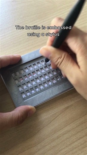 Braille Slate | 3D Printed Assistive Technology