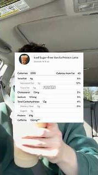 The New Sugar Free Vanilla Protein Latte from Starbucks ☕️