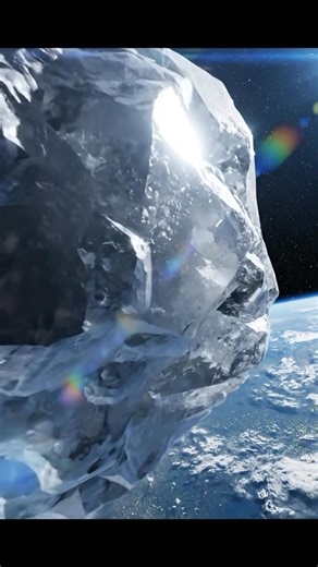 From orbit, a crystal-like meteor drifts through space and narrowly misses Earth. No flames, no chaos — just a silent pass as it skims above the atmosphere, light bending through its translucent structure. Moments like this are easy to miss, yet they remind us how close and dynamic our space environment really is. One small change in trajectory and the outcome would be very different. #fblifestyle | Earth Impacts