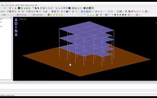 04 Building Collapse in ADINA