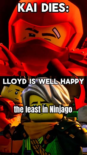 Does Lloyd Even Care When His Team Dies In Ninjago?|#ninjago #ninjagokai #ninjagolloyd #lego #shorts